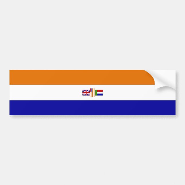 Oranje Blanje Blou Bumper Sticker (Front)
