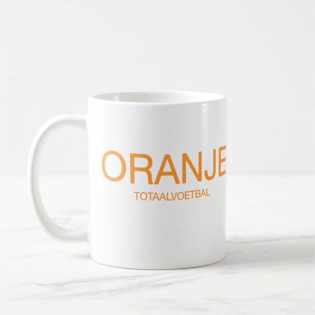 Oranje: Total Footbal Coffee Mug (Left)