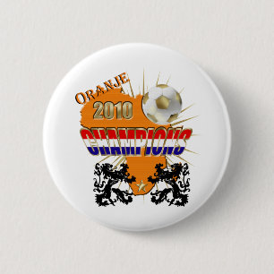 Oranje Wereldkampioen 2010 World Champions 2 Inch Round Button