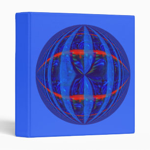 Orb bleu foncé classeur rond bleu foncé