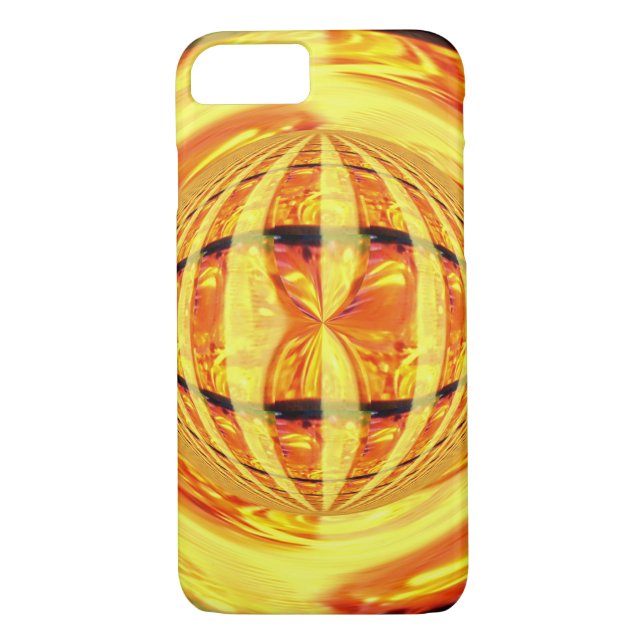 Orb Gold iPhone 7 Coque (Dos)