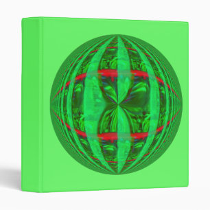 Orb Green Round binder