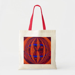 Orb Red budget tote bag