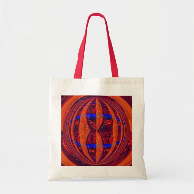 Orb Red budget tote bag (Front)