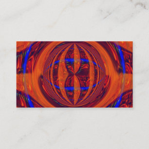 Orb Red business card
