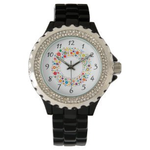 Orbes colorées Montre Femmes