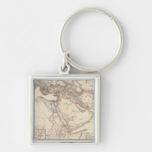 Orbis terrarum regni Assyrii tempore Keychain