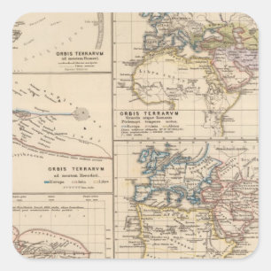 Orbis terrarum square sticker