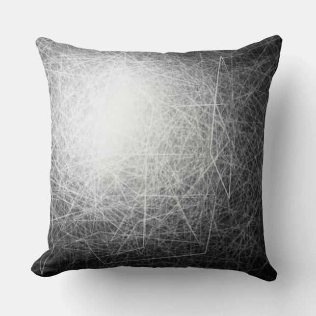 Orbital Cubes - Throw Pillow (Front)