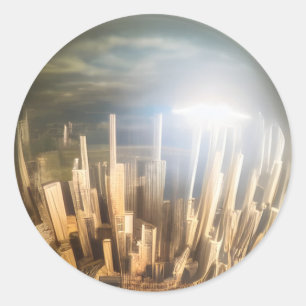 Orbital Hidden Place Classic Round Sticker