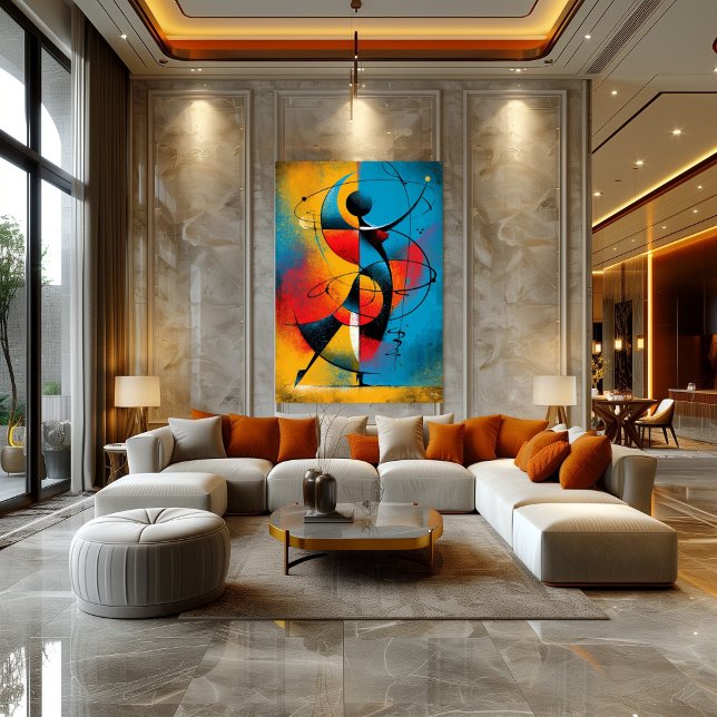 Orbital Rhythm – Modern Abstract Geometric  Poster (Creator Uploaded)