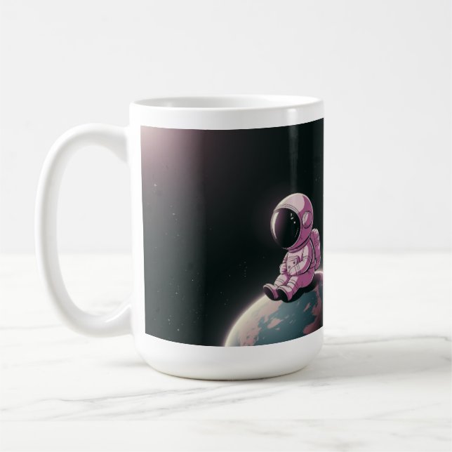 Orbite pacifique - Vibes cosmiques Mug (Gauche)