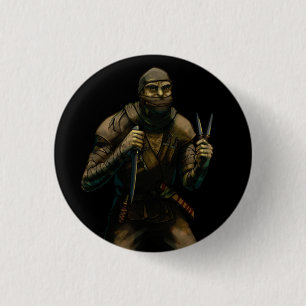 Orc Assassin 1 Inch Round Button
