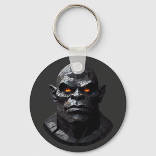 Orc Portrait Keychain