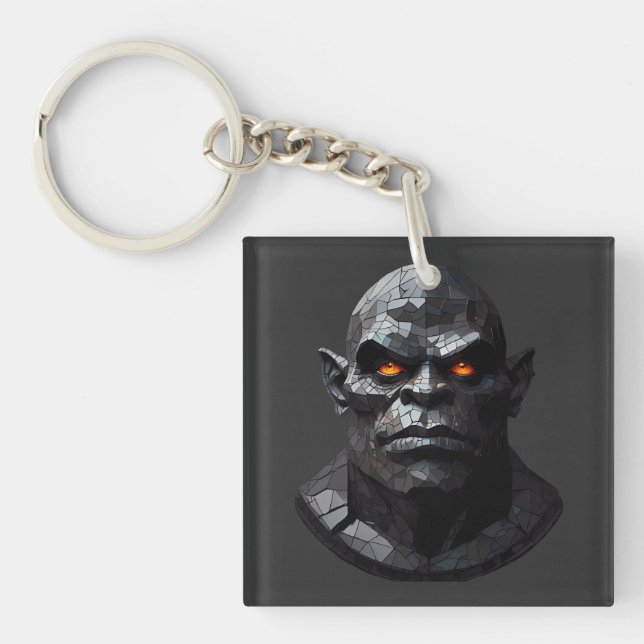 Orc Portrait  Keychain (Front)