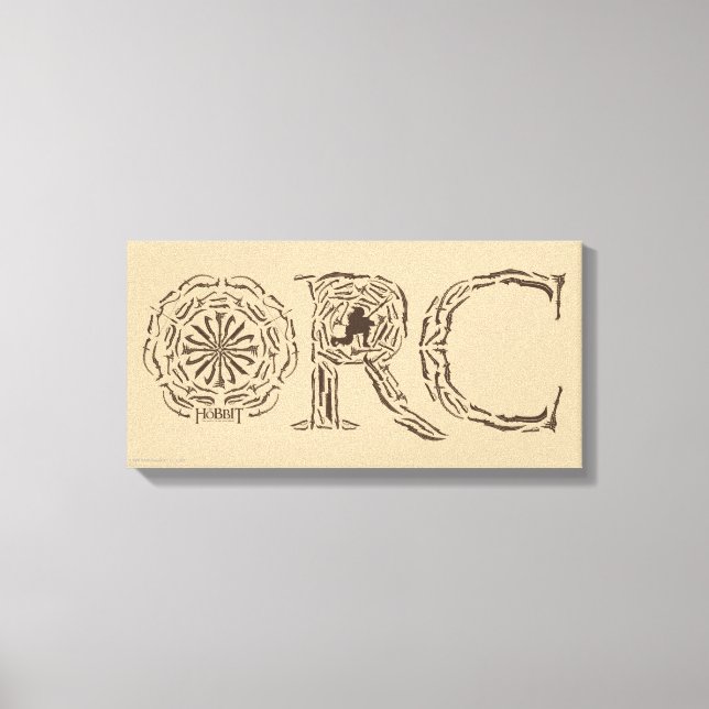 Orc Weapons Collage Canvas Print (Front)