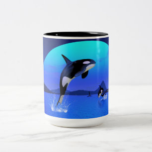 Orca 1 Two-Tone coffee mug