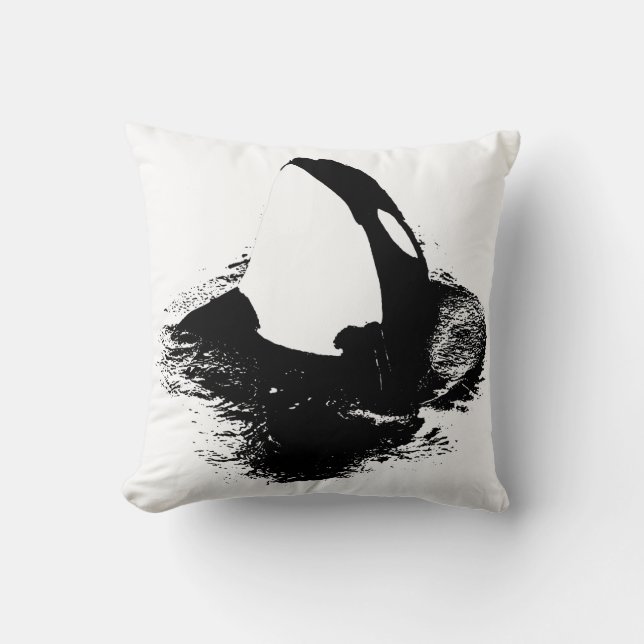Orca accent pillow "killer whale" (Front)