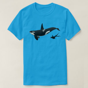Orca and Scuba Diver T-Shirt