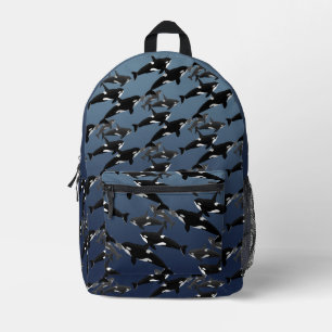 Orca Backpack Killer Whale School Bags Customize
