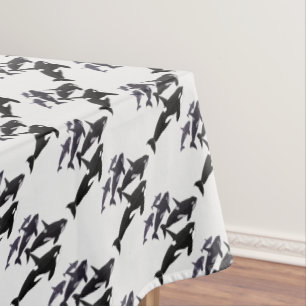 Orca Baleine nappe Tueur Whale Art nappe