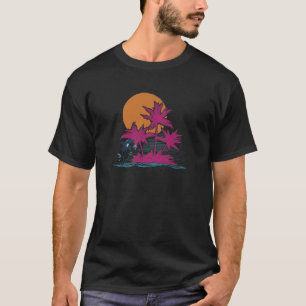 Orca Beach Sea Animal Tropical Summer Vacation Kil T-Shirt