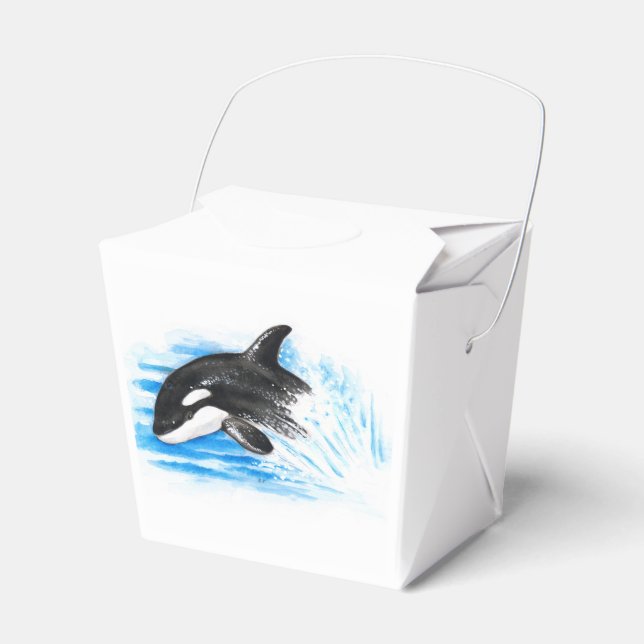 Orca Breaching Favor Box (Front Side)