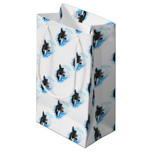 Orca Breaching Small Gift Bag