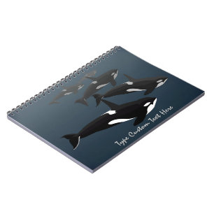 Orca Carnet Personnalisé Killer Whale Journal