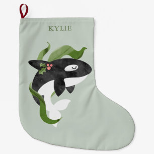 Orca Christmas Large Christmas Stocking
