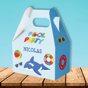 ORCA FLOAT POOL PARTY FAVOR BOX