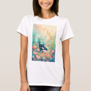 Orca Floral World T-Shirt