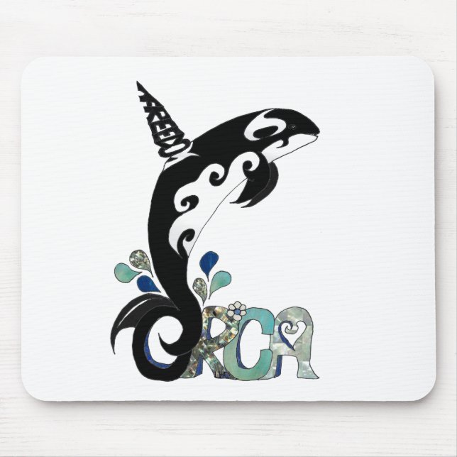 Orca Freedom Art Mouse Pad (Front)
