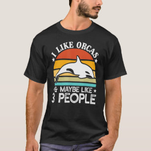 Orca Graphic For Women Men Kids Whale 5 T-Shirt