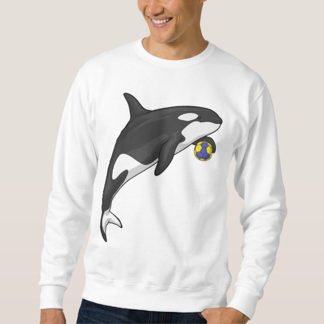 Orca Handball player Handball Sweatshirt (Front)
