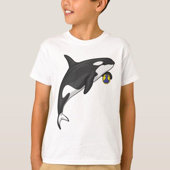 Orca Handball player Handball T-Shirt (Front)