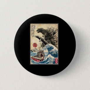 Orca in Japan 2 Inch Round Button