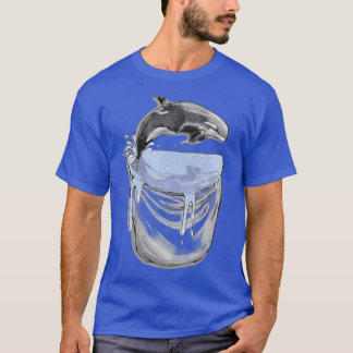 Orca in the bag by derholle T-Shirt
