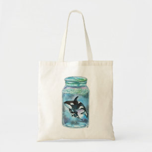 Orca in the Jar Tote Bag