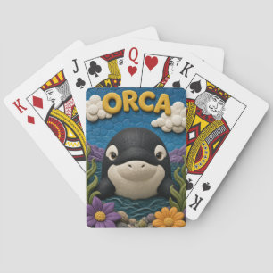 Orca Kelp Coast Modern KlayKoo Playing Cards