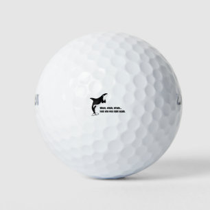 Orca - Killer Whale - Animal Puns - Funny Animal Golf Balls