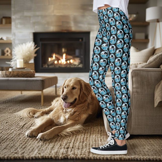 Orca Killer Whale Blue Ocean Leggings (Creator Uploaded)