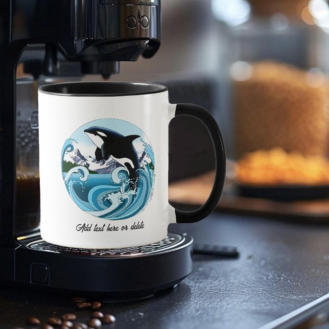 Orca Killer Whale Blue Ocean Mug (Creator Uploaded)