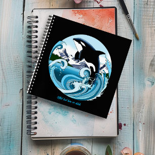 Orca Killer Whale Blue Ocean Notebook