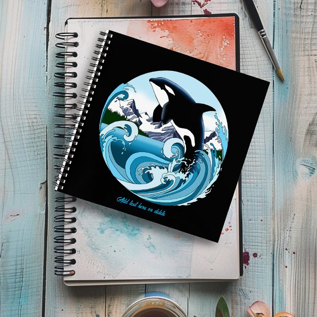 Orca Killer Whale Blue Ocean Notebook (Creator Uploaded)
