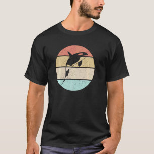 Orca Killer Whale Dolphin Retro Vintage Sunset Orc T-Shirt