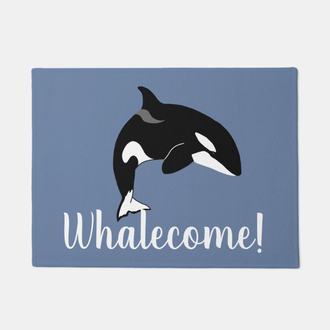 Orca Killer Whale  Doormat (Front)