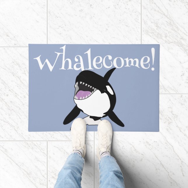 Orca Killer Whale  Doormat (Indoor)