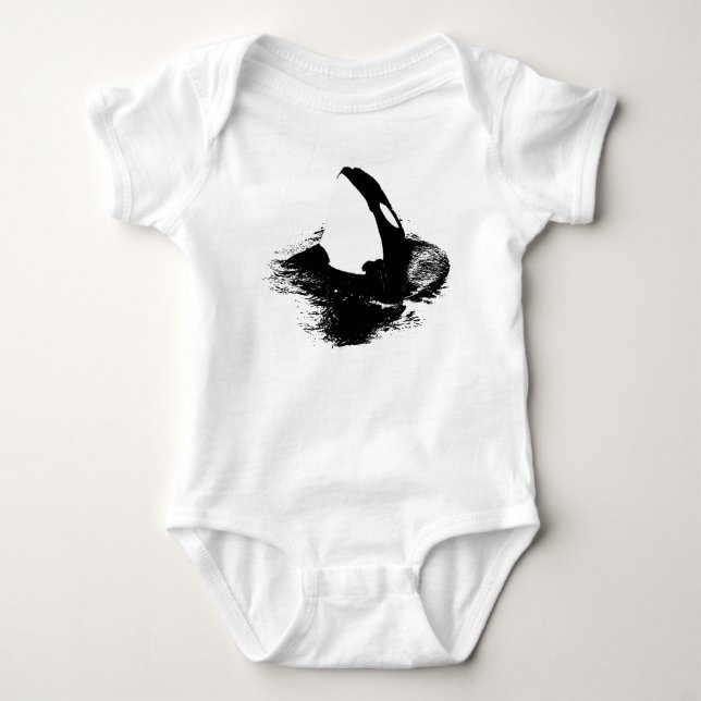 Orca "killer whale" infant creeper (Front)