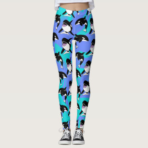 Orca Killer Whale  Leggings